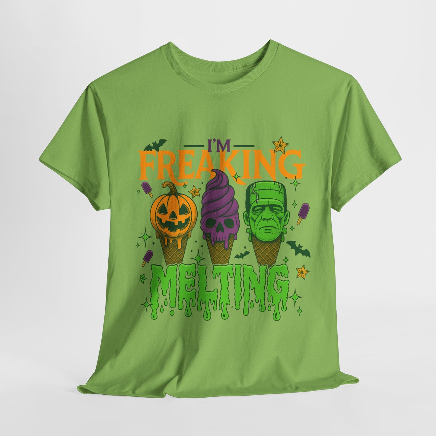 Halloween Unisex Heavy Cotton Tee, Fun Fall Shirt, Halloween Costume Top, Spooky Party Tee, Trick or Treat Apparel