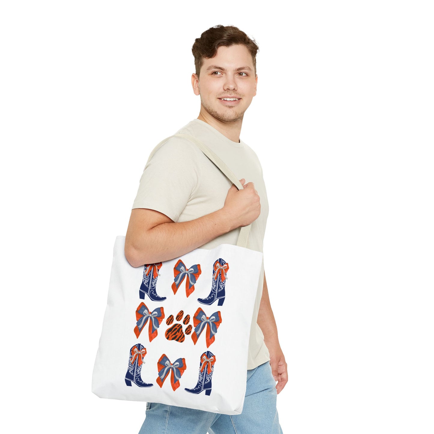 Au Tigers Spirit Tote Bag, Cute Accessories, Back to School, Gift for Sports Fans, Cheerleading Team Bag, war eagle, go tigers, auburn game day, auburn fan gift, graduation gift, auburn alumni