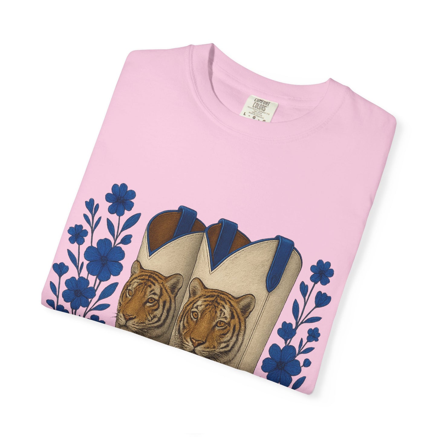 Graphic T-Shirt - Cowboy Boots & Tigress, Unisex Tee, Vintage Country Style-Memphis Tiger Fan