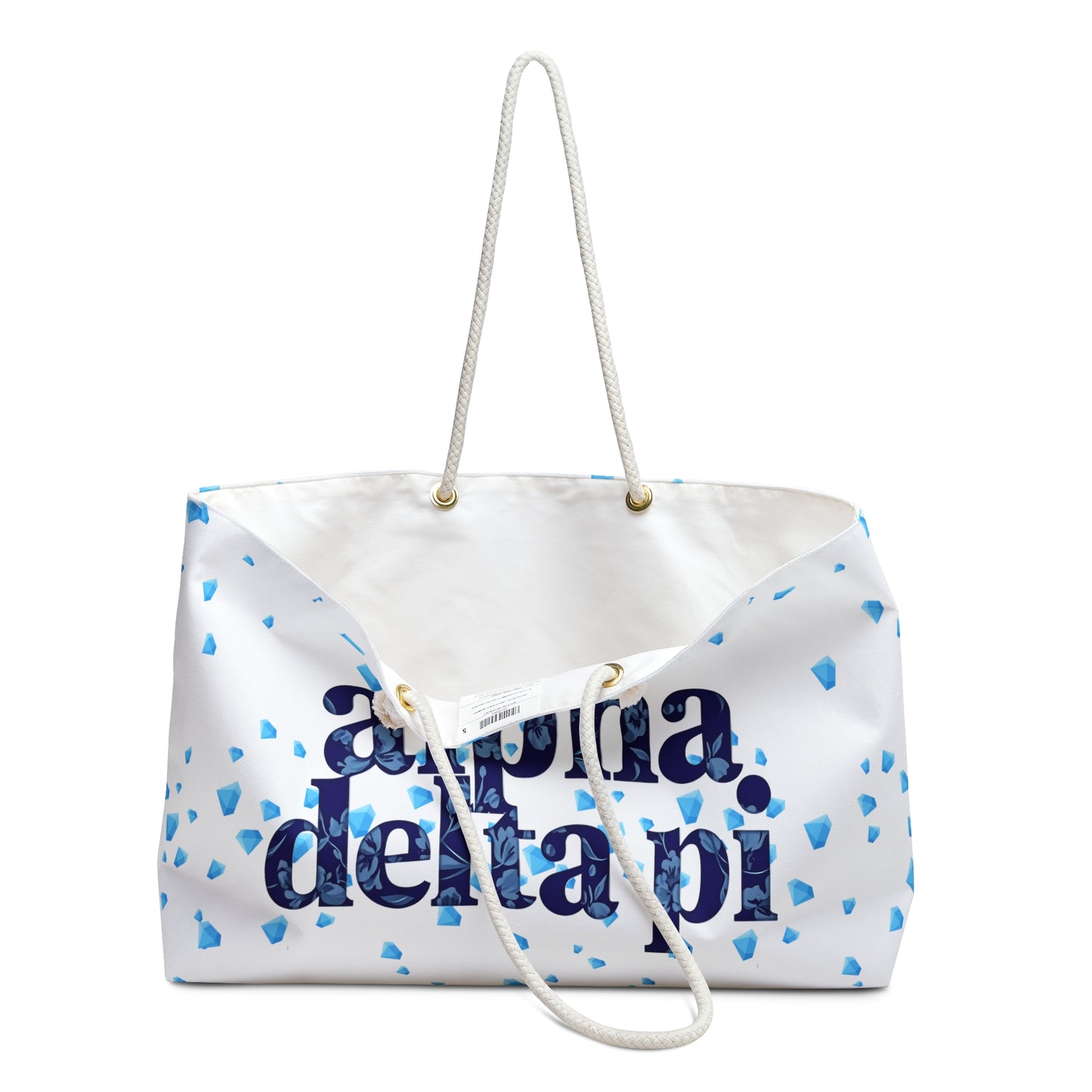 Alpha Delta Pi Weekender Bag | Stylish Tote for Sorority Sisters, Travel, Gym, Beach, Gifts