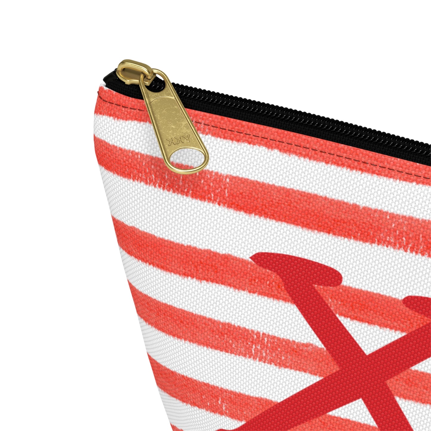 Chi Omega Charming Owl Accessory Pouch, Makeup Bag, Gift for Her, Zodiac Lover, Cute Organizer, Striped Cosmetic Pouch