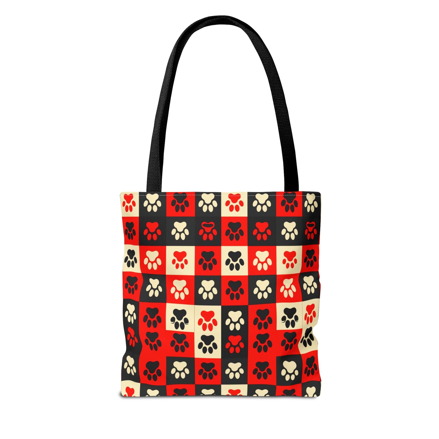 Paws Pattern Tote Bag, Stylish Eco-Friendly Bag, Game Day Bag, Go dawgs, graduation gift, alumni gift