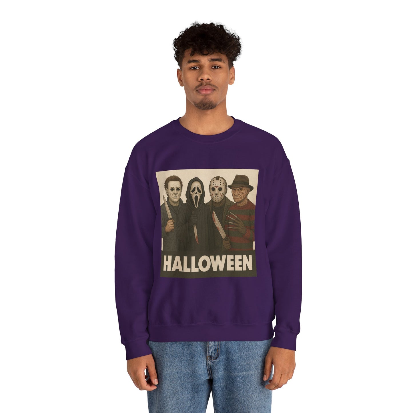Spooky Movie Crewneck Sweatshirt - Halloween Horror Apparel