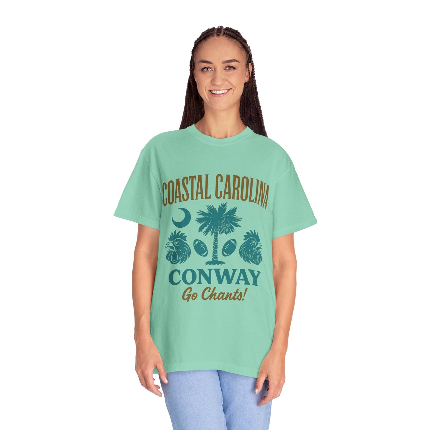 Go Chants T-Shirt, Unisex Garment-Dyed Tee, Beachwear, College Apparel, Summer Vibes