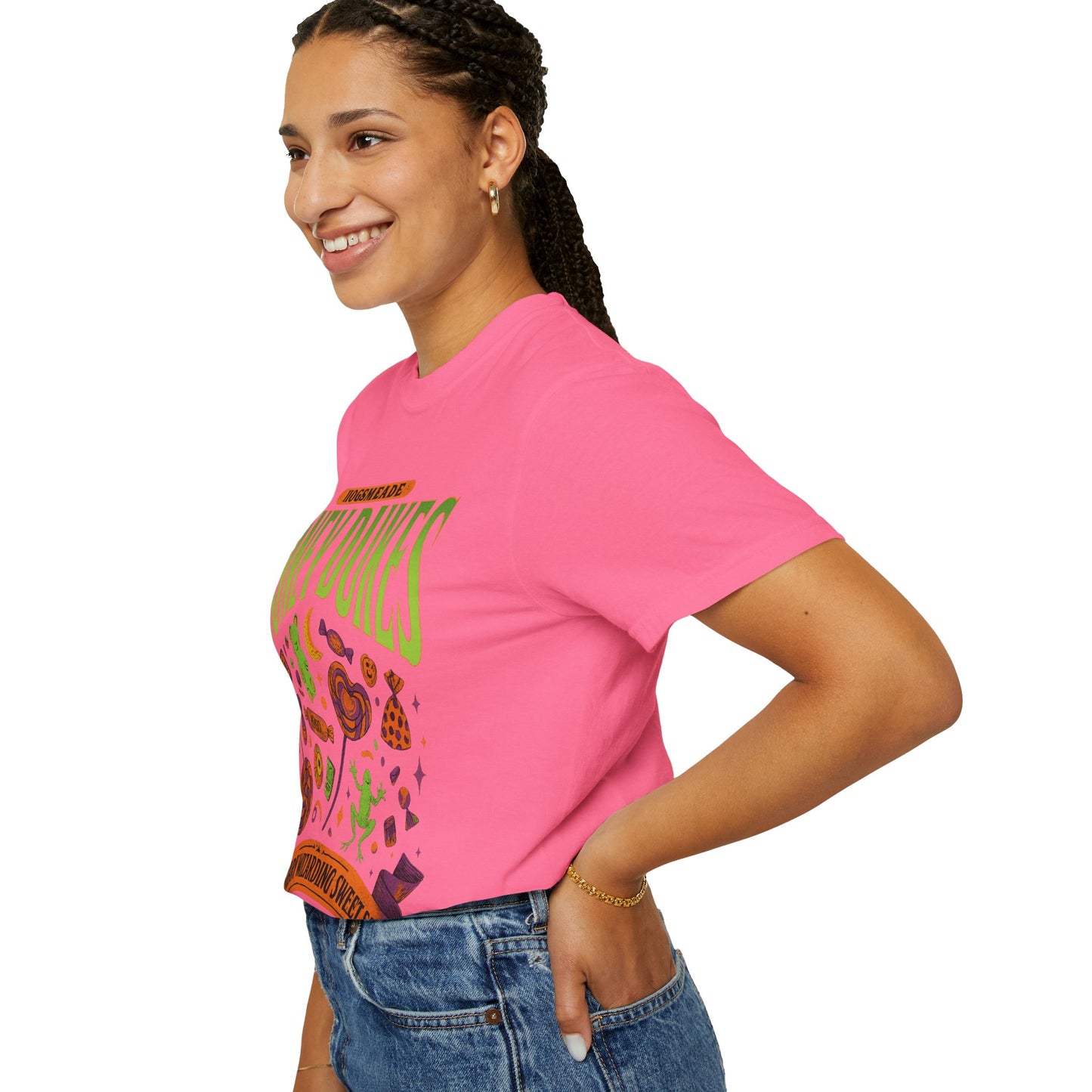 Honey Dukes Wizarding T-Shirt | Unisex Garment-Dyed Tee, Perfect for Fans, Gifts, Celebrations, Cosplay, and Everyday Wear