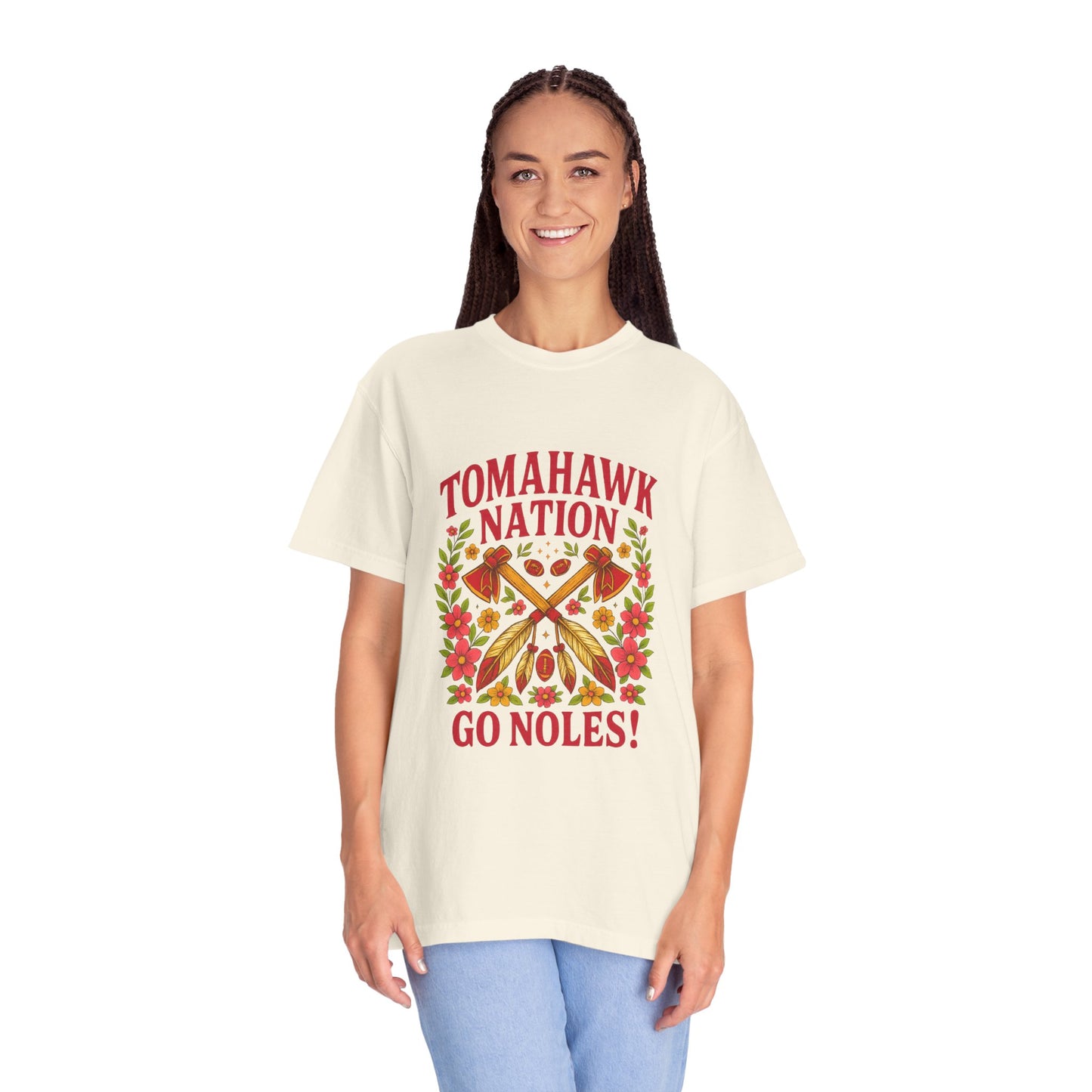 Tomahawk Nation Unisex T-shirt | Go Noles Vintage Style Tee, Perfect for Game Day, College Spirit Wear, Football Fans, Sports Apparel