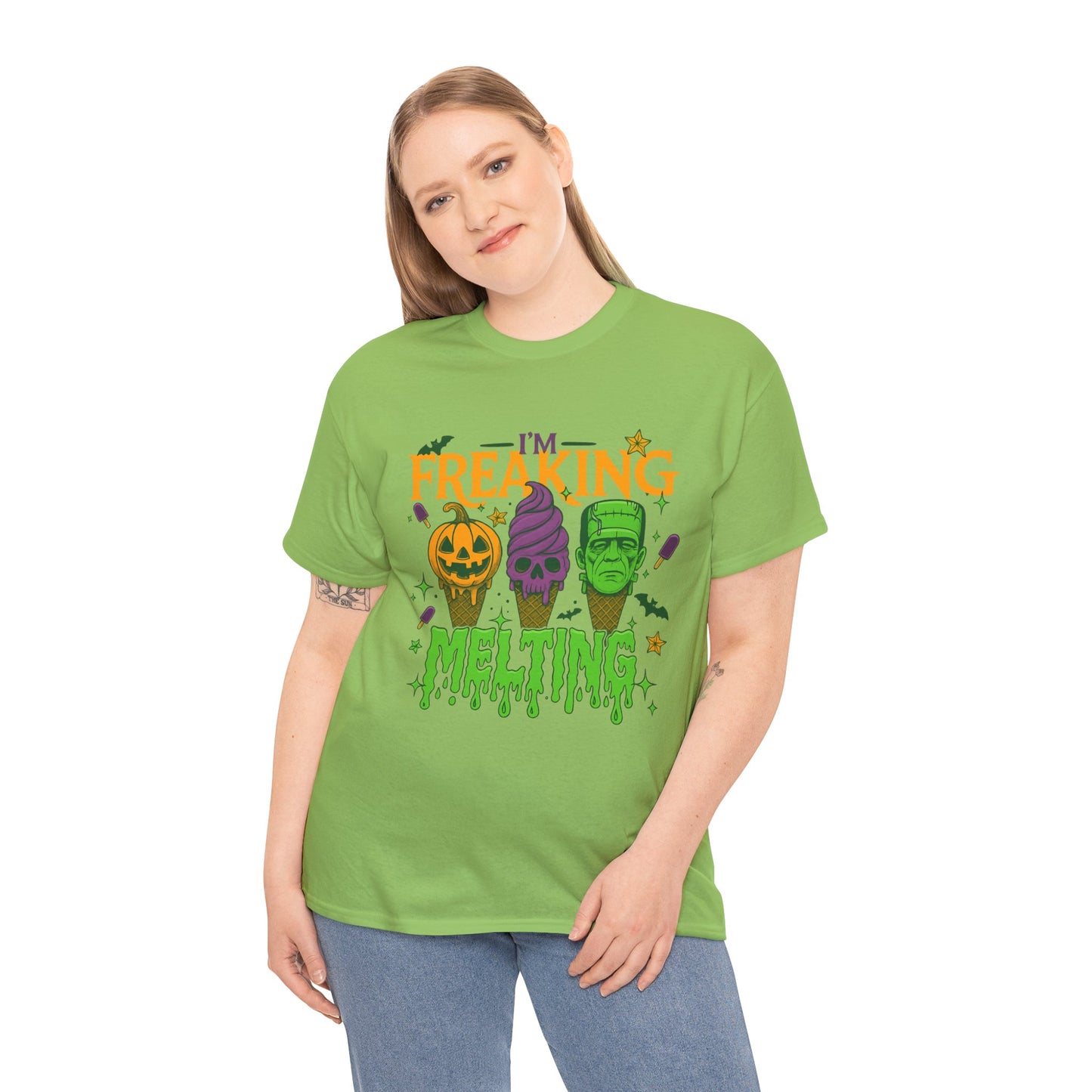 Halloween Unisex Heavy Cotton Tee, Fun Fall Shirt, Halloween Costume Top, Spooky Party Tee, Trick or Treat Apparel