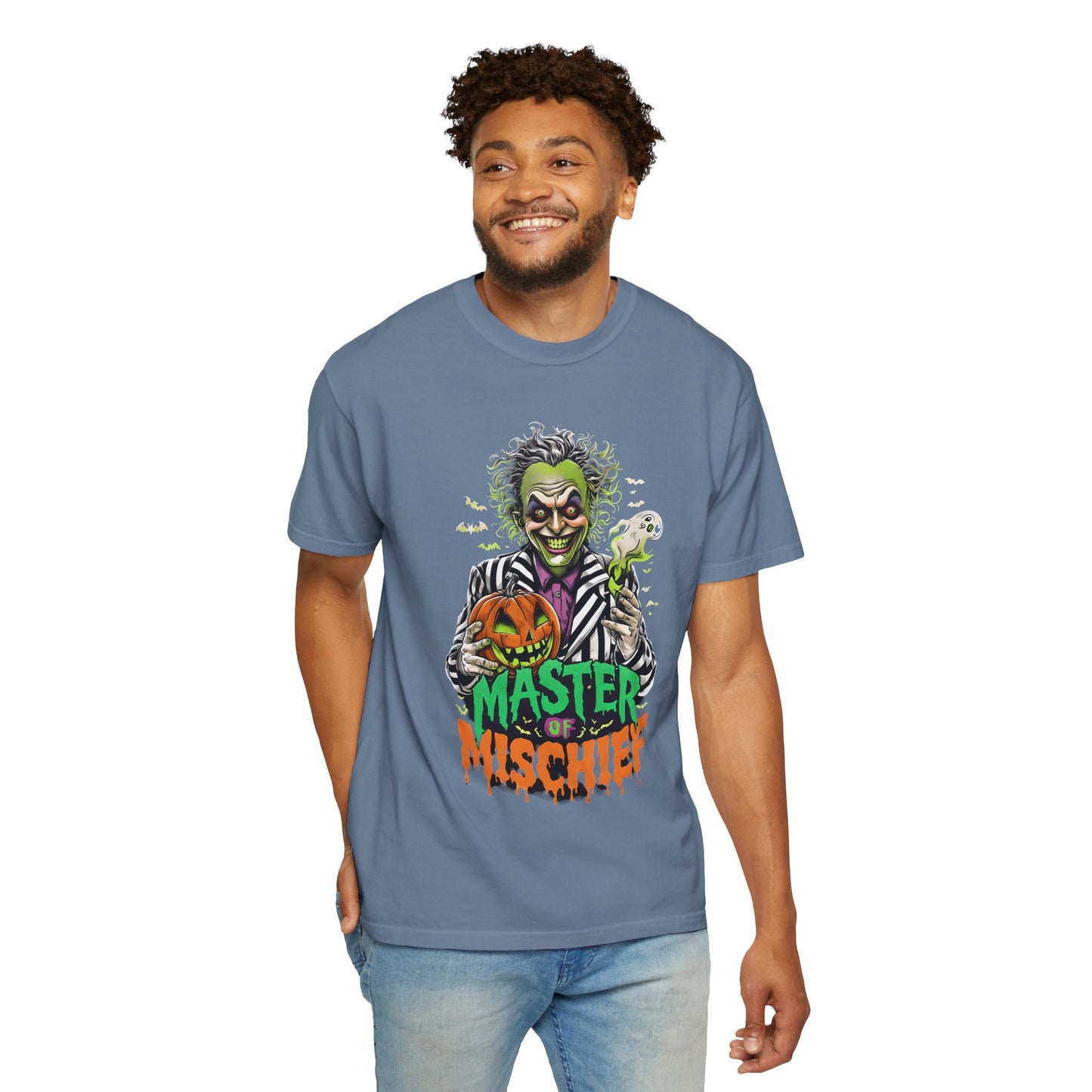 Master of Mischief Unisex T-Shirt, Halloween Party Shirt, Costume Tee, Spooky Gift, Fall Apparel, Graphic Tee