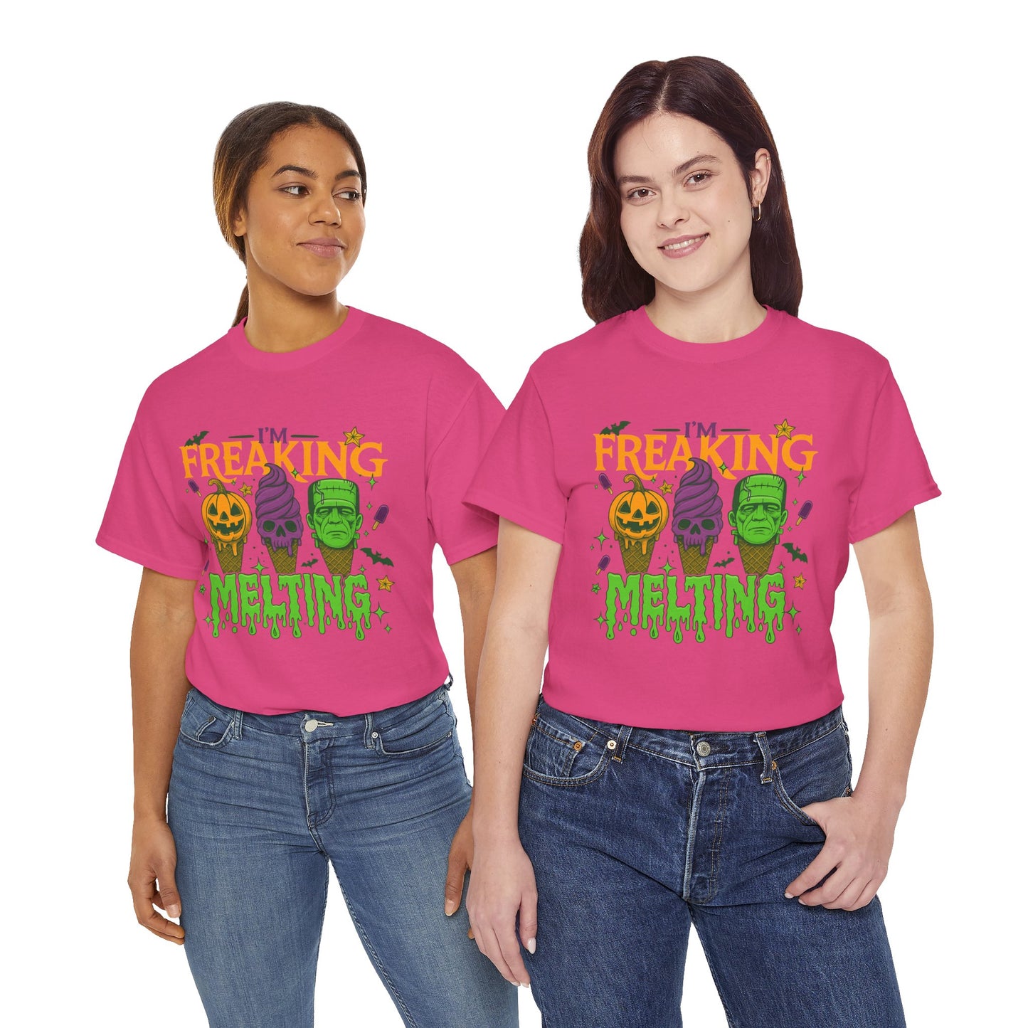 Halloween Unisex Heavy Cotton Tee, Fun Fall Shirt, Halloween Costume Top, Spooky Party Tee, Trick or Treat Apparel