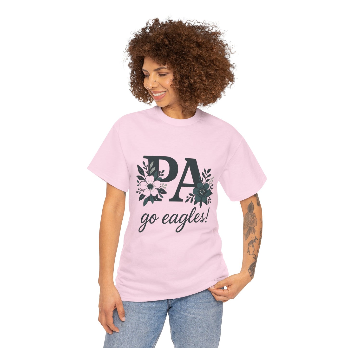 Floral PA Eagles Tee