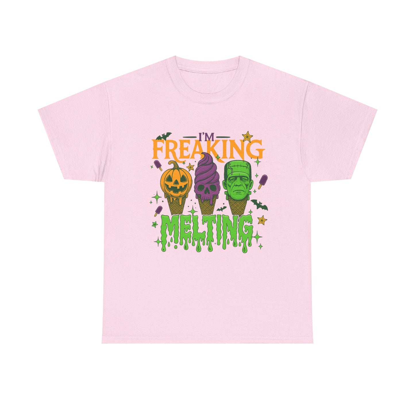 Halloween Unisex Heavy Cotton Tee, Fun Fall Shirt, Halloween Costume Top, Spooky Party Tee, Trick or Treat Apparel