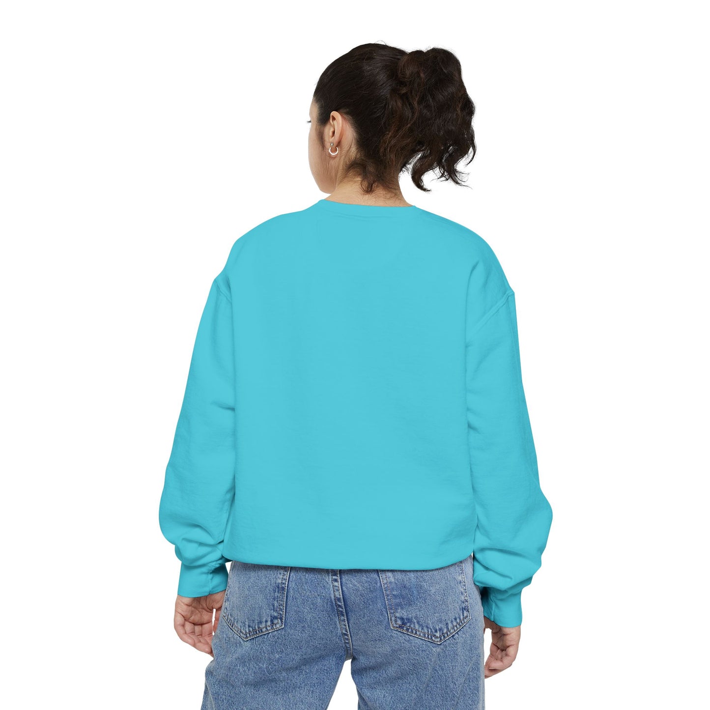 AlphaChi Garment-Dyed Sweatshirt, Sorority Sweatshirt, Personalized Gift, College Apparel, Comfortable Crewneck, Trendy Fashion