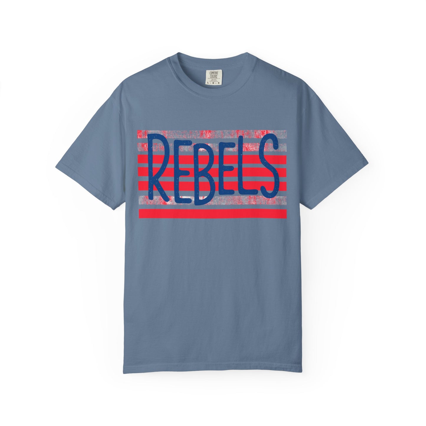 Rebels T-Shirt, Vintage Style Tee, Unisex Graphic Shirt, Summer Fashion, Independence Day Apparel, Football Game Day, Hotty Toddy