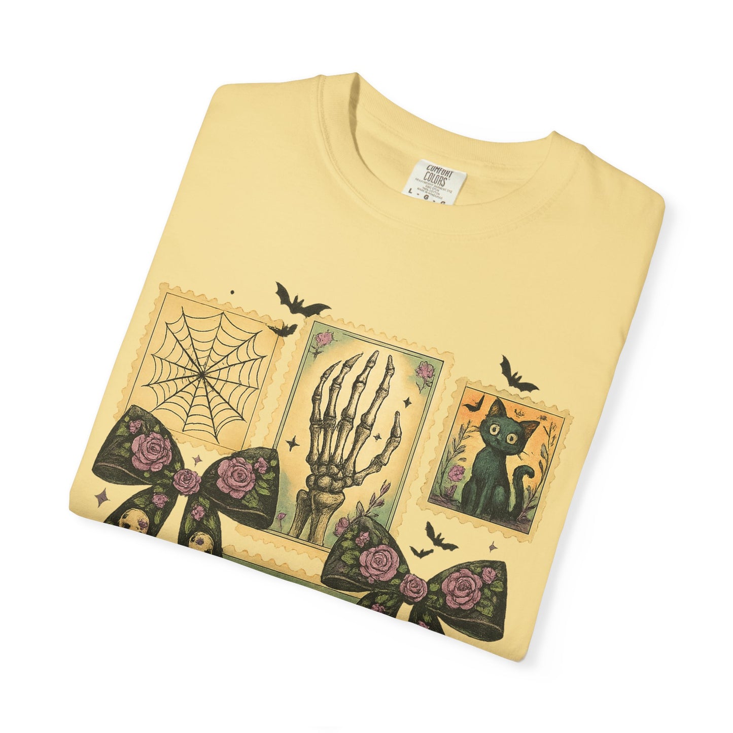 Halloween-Themed Unisex T-Shirt - Spooky Vibes for Fall Celebrations, Ghost Lovers Gift, Costume Party Essential, Cozy Autumn Tee