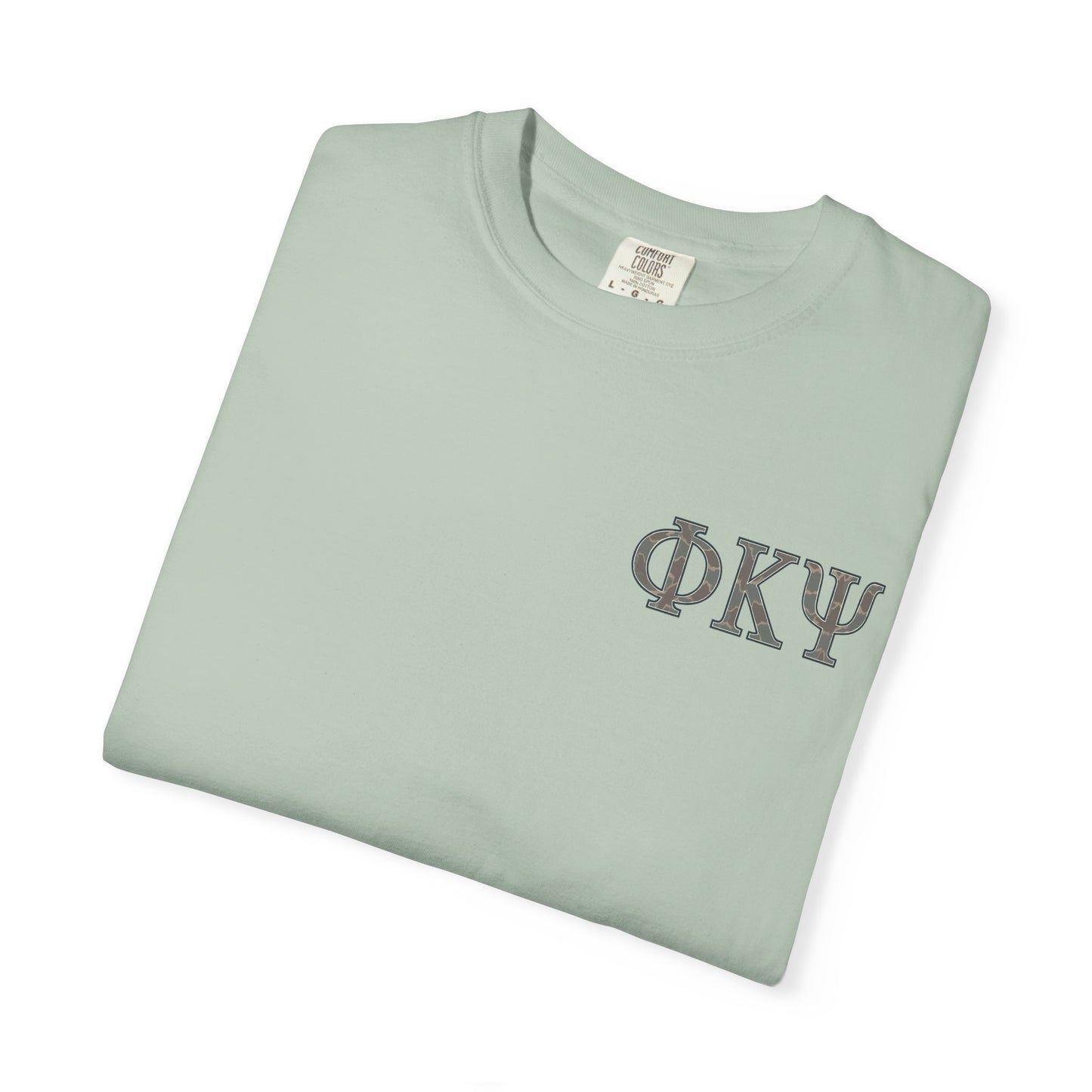 Unisex Garment-Dyed T-shirt with PiKappaPsi Design, Casual Tee, College Apparel, Greek Life Shirt, Unique Gift, Brotherhood T-shirt