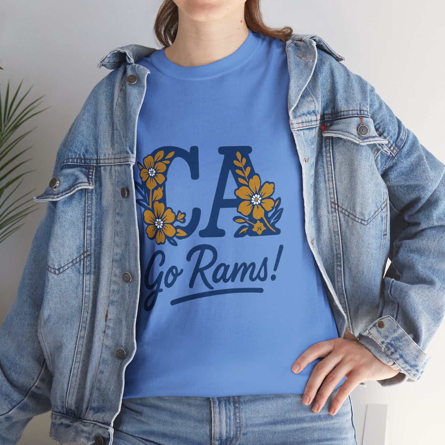 CA Rams Floral Tee