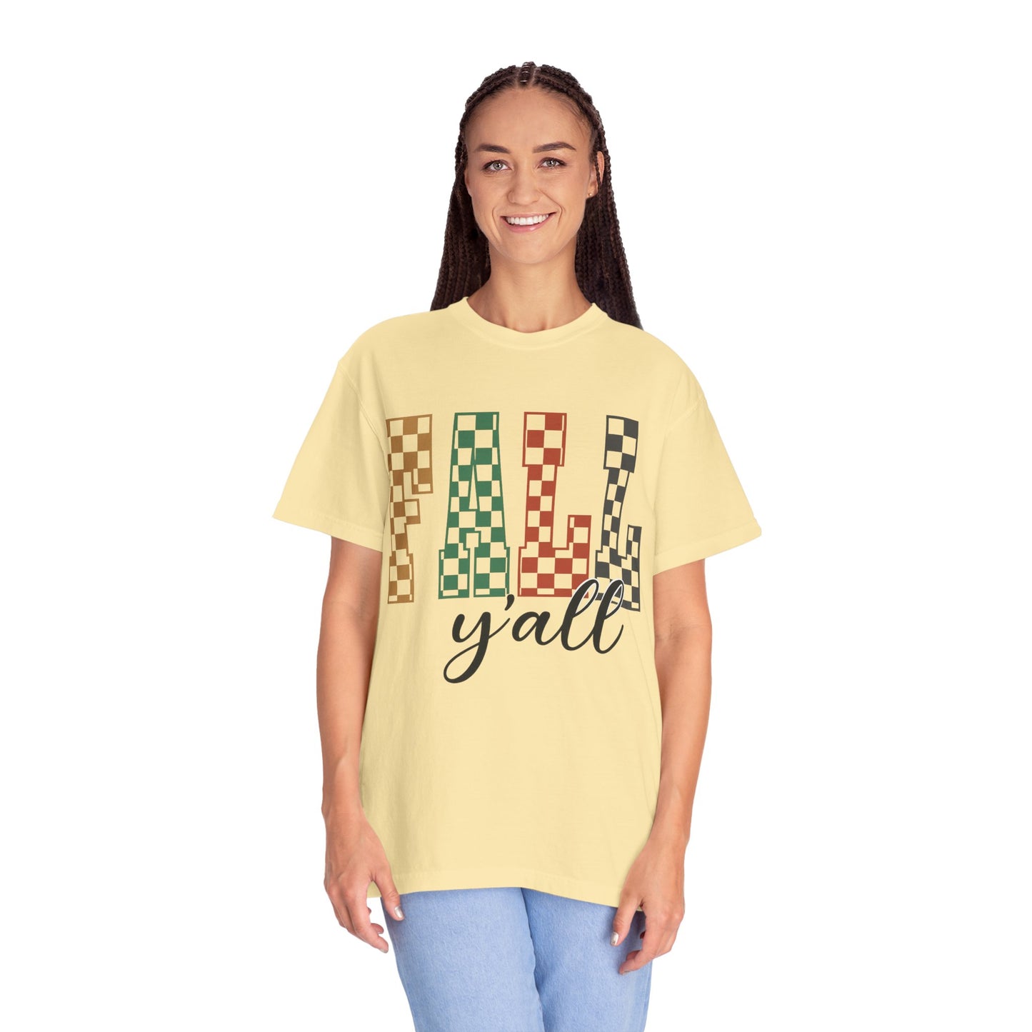 Fall Y'all Unisex T-shirt - Cozy Autumn Apparel for Thanksgiving & Harvest Season