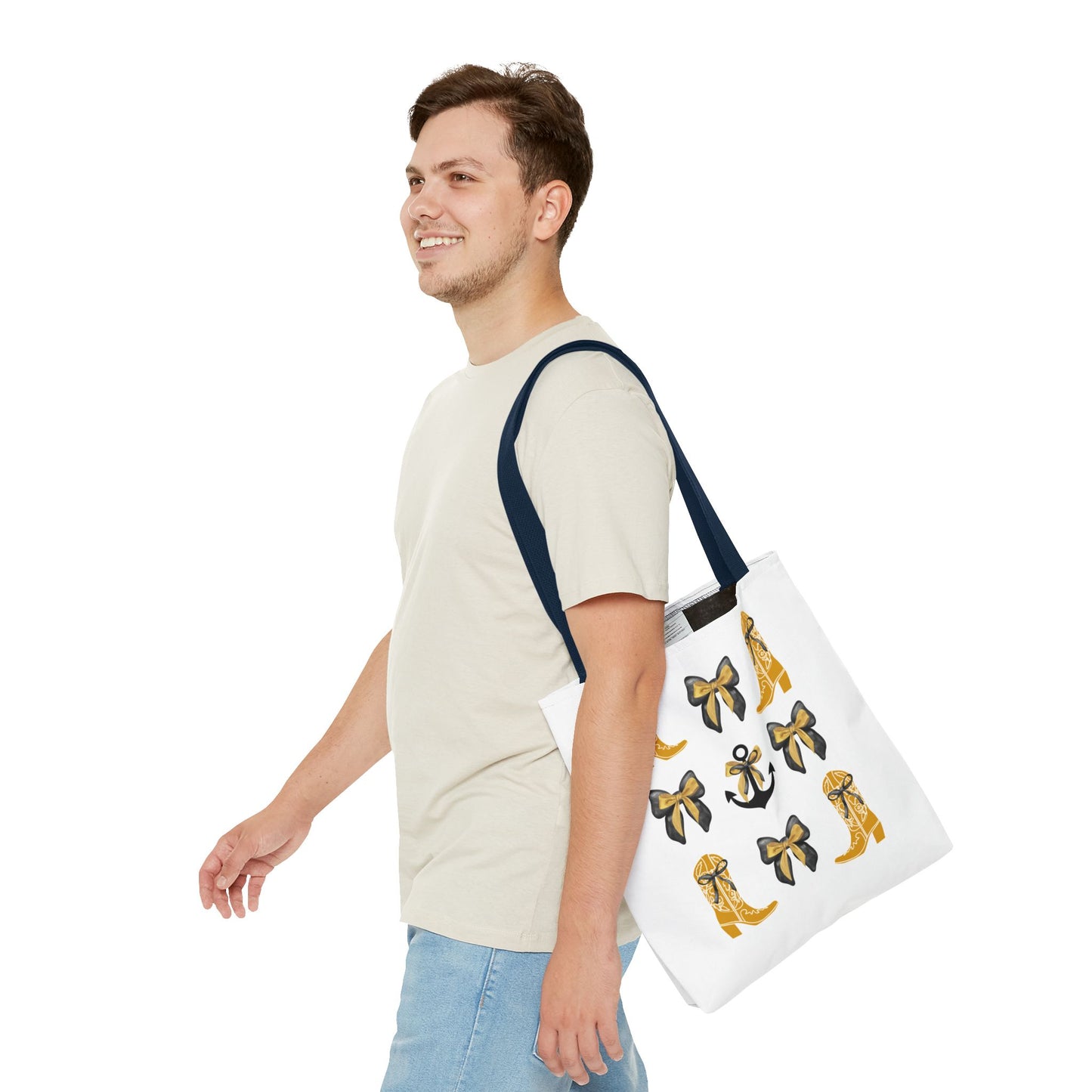 TN Vandy Game Day Tote Bag, Fashion Tote Bag, Perfect for Shopping, Nashville TN, Anchor Down, College Student Gift, Graduation Gift
