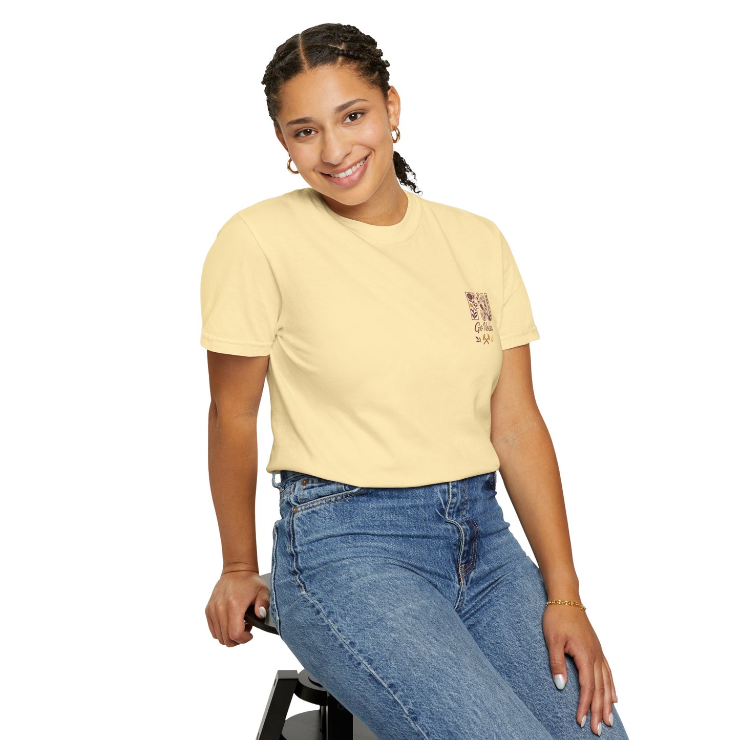 Tomahawk Nation T-Shirt, Unisex College Football Tees, Garment-Dyed Fan Apparel, Go Noles Spirit Wear, Game Day Outfit