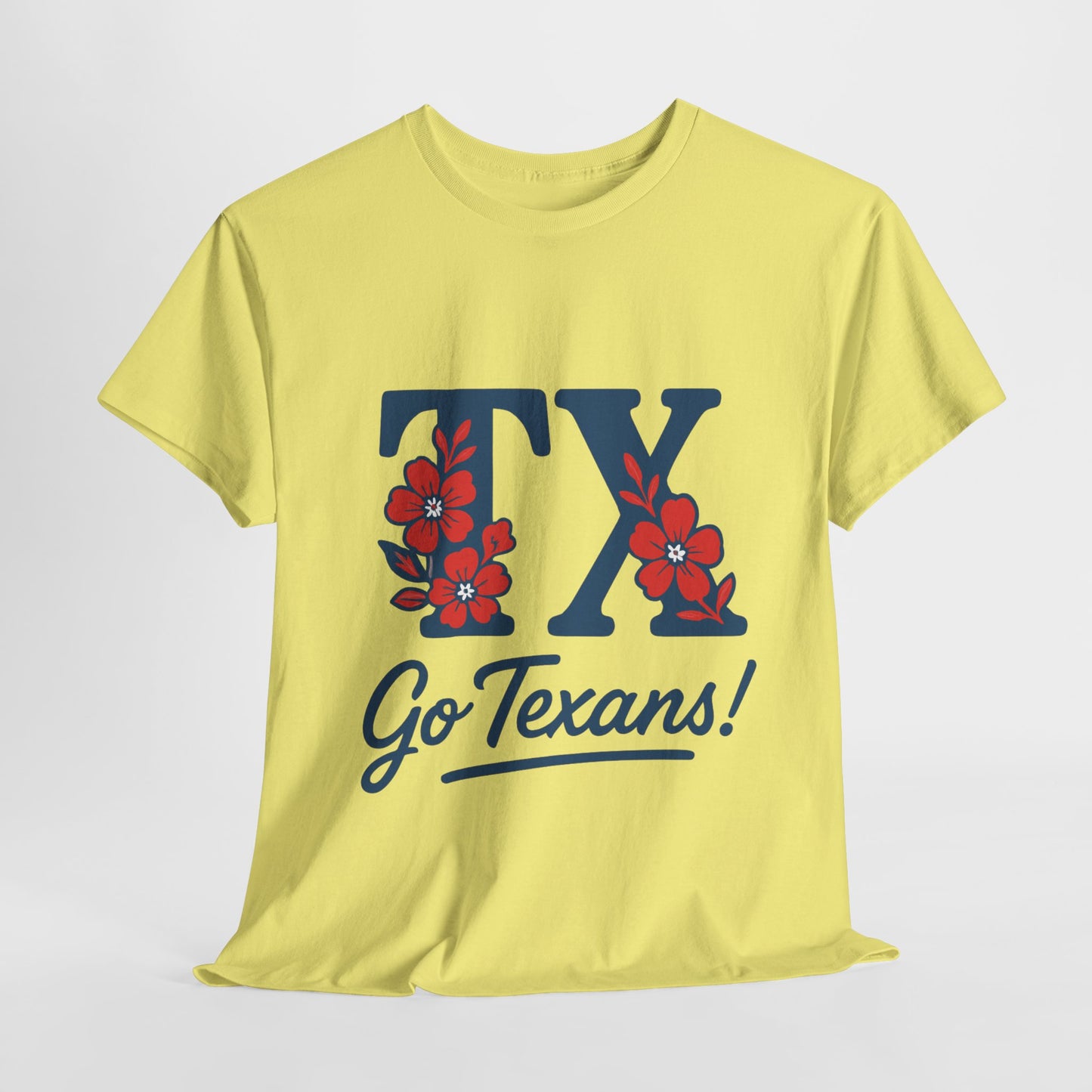 Texas Pride Unisex Cotton Tee | Go Texans! T-Shirt, Casual Wear, Game Day Shirt, Gift for Fans, Spring/Summer Style