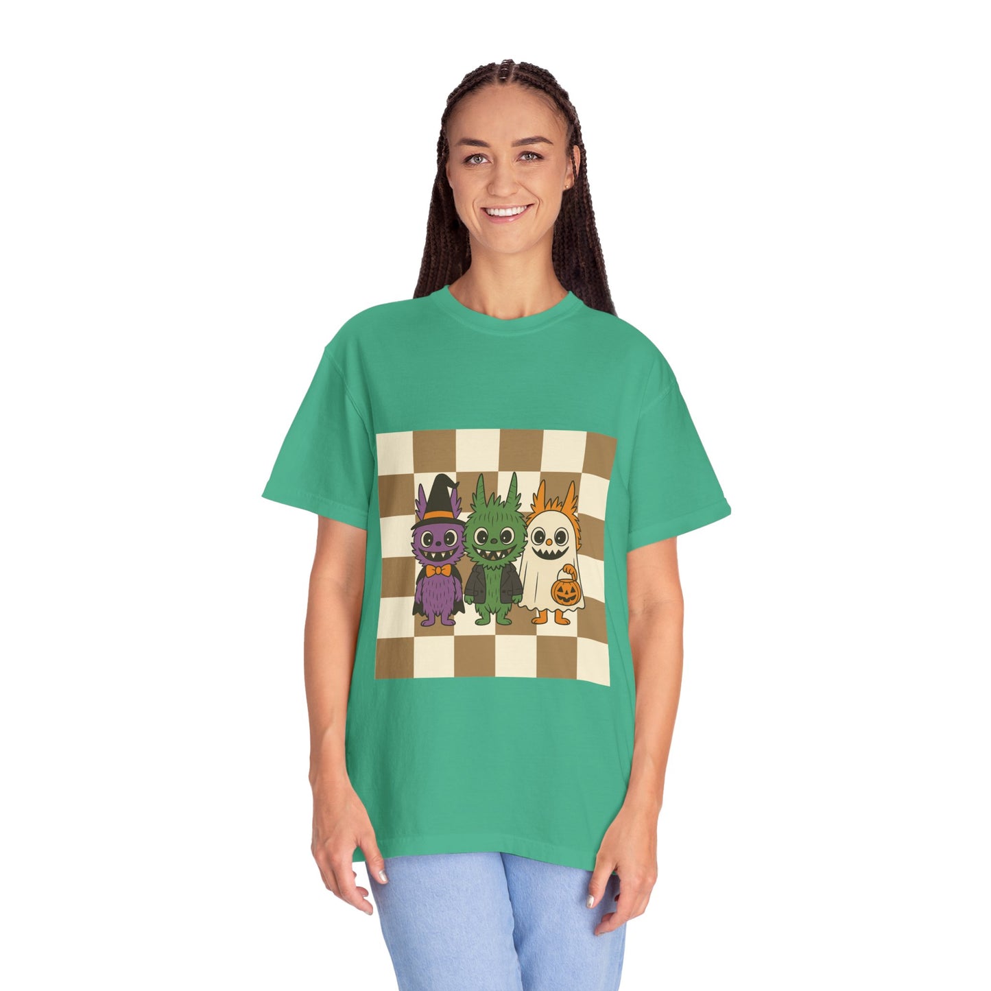 Cute Halloween Monster T-Shirt, Spooky Graphic Tee, Fall Apparel, Unisex Shirt, Trick or Treat, Halloween Party Outfit