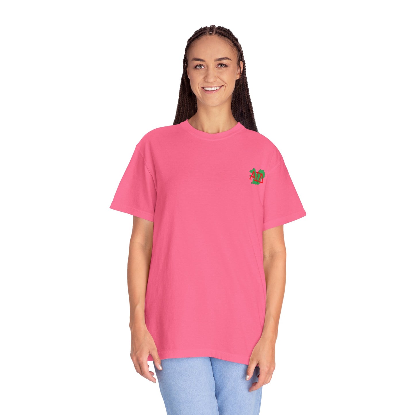 AGD Charming Sorority T-Shirt, Squirrel Design, Unisex Apparel, Perfect Gift, Casual Wear, College Life, Greek Life, Fraternity Events