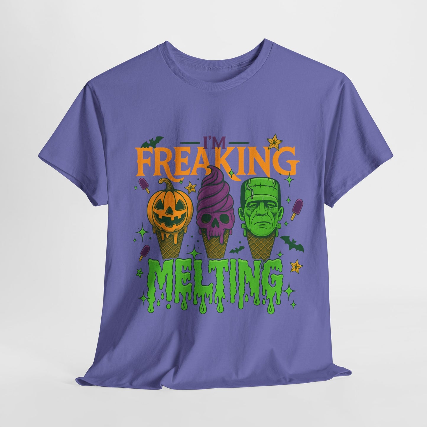 Halloween Unisex Heavy Cotton Tee, Fun Fall Shirt, Halloween Costume Top, Spooky Party Tee, Trick or Treat Apparel