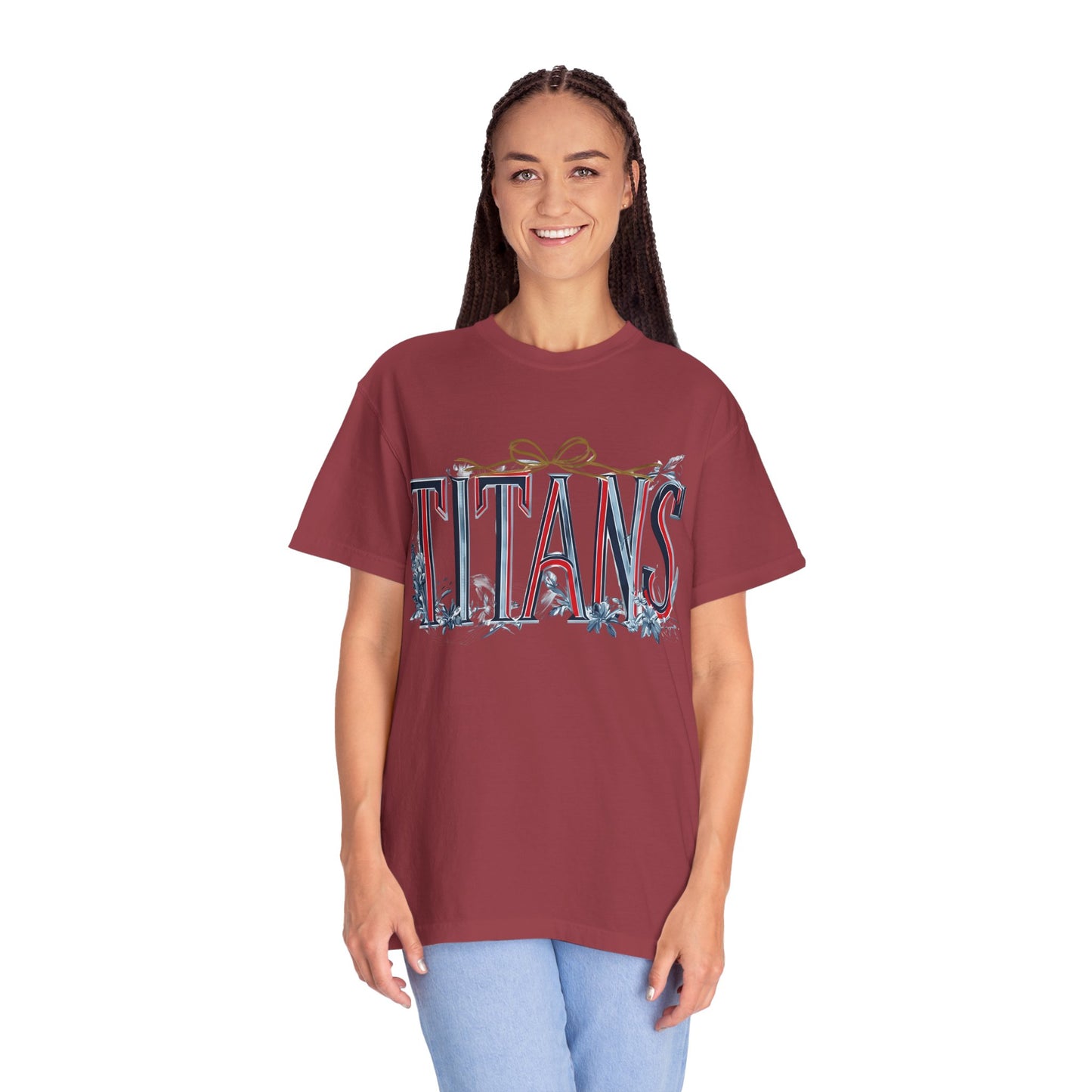 Floral Titans Garment-Dyed T-Shirt