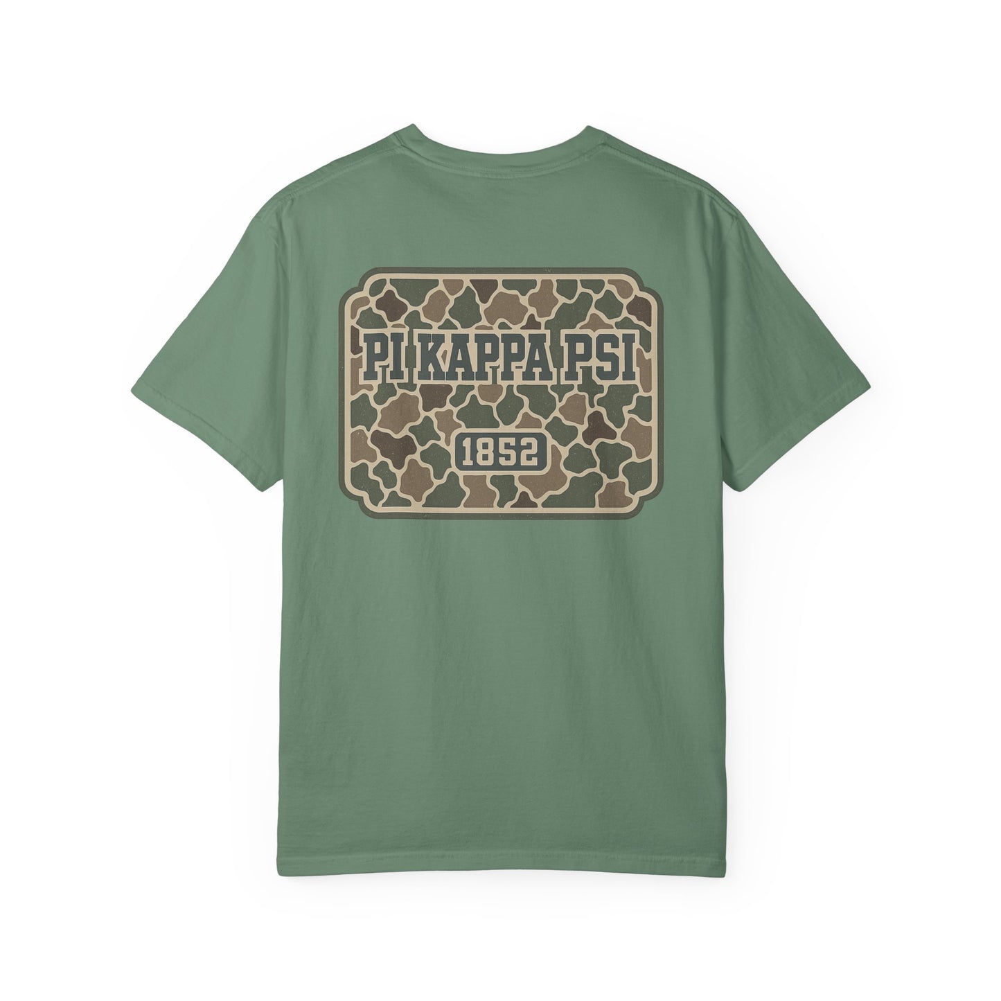 Unisex Garment-Dyed T-shirt with PiKappaPsi Design, Casual Tee, College Apparel, Greek Life Shirt, Unique Gift, Brotherhood T-shirt