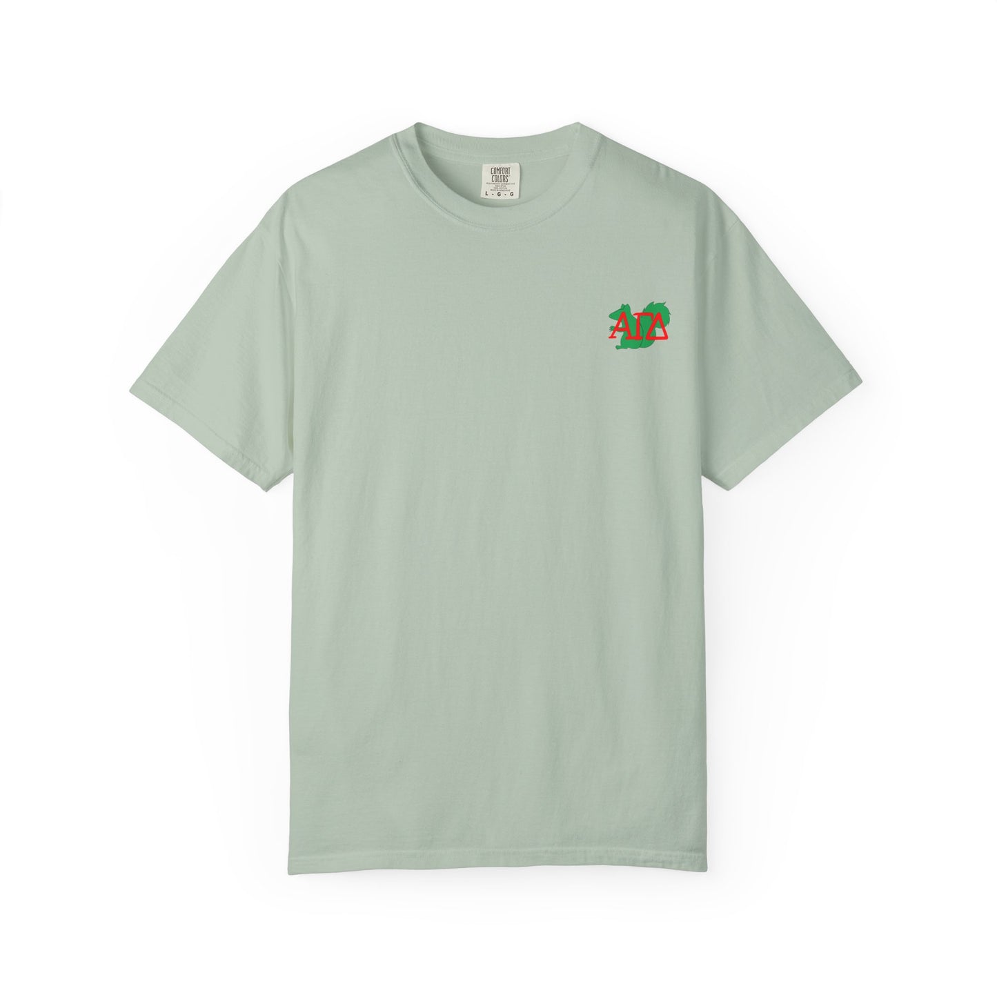 AGD Charming Sorority T-Shirt, Squirrel Design, Unisex Apparel, Perfect Gift, Casual Wear, College Life, Greek Life, Fraternity Events