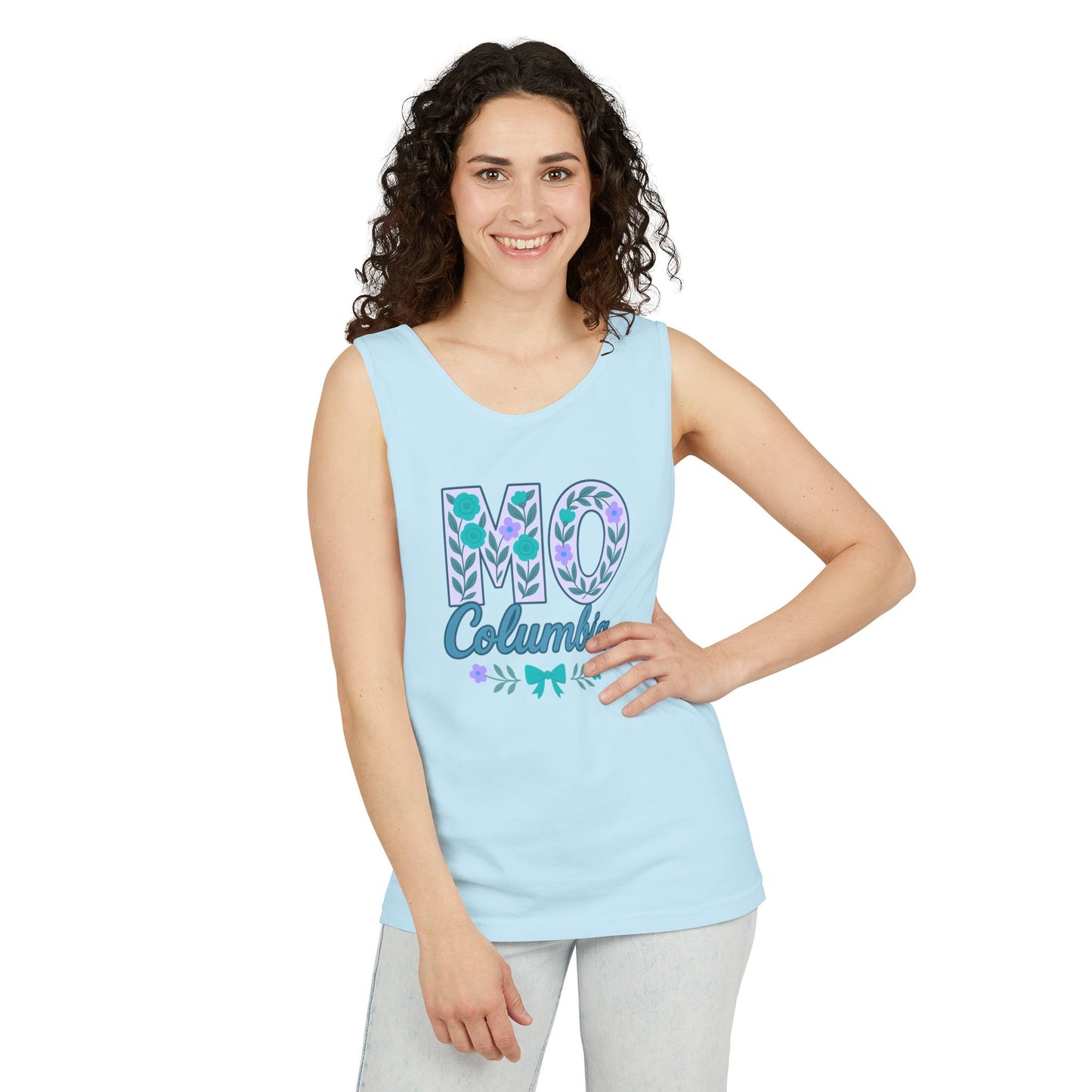 Missouri State Pride Tank Top, Unisex Summer Shirt, Columbia MO Graphic Tee, Comfort Colors, Graduation Gift