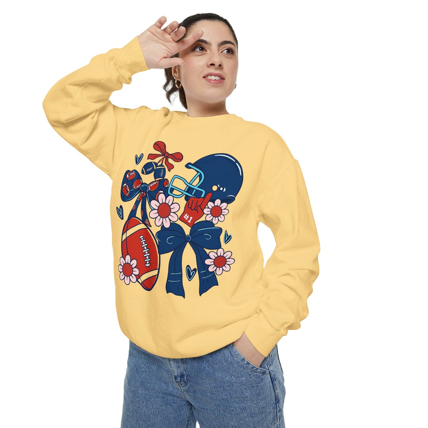 Football Game Day Unisex Sweatshirt - Comfort Colors