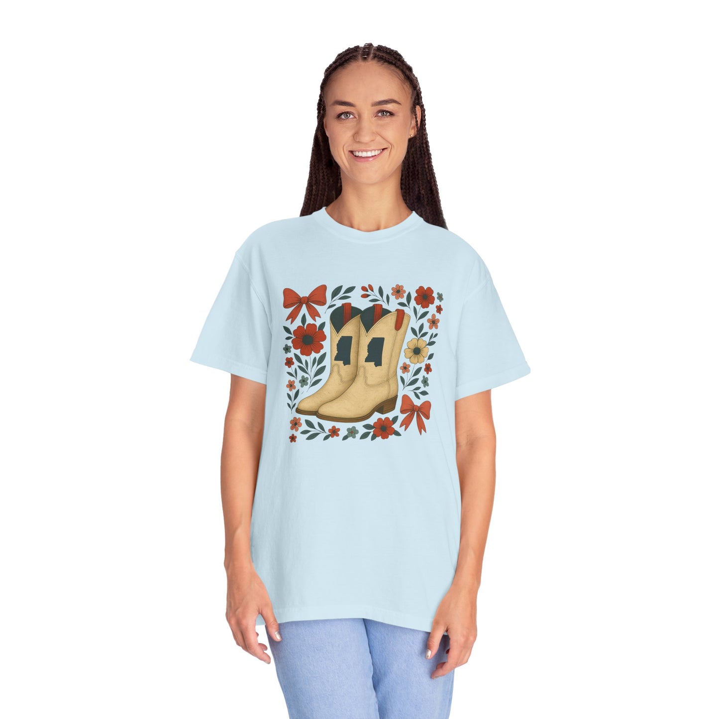 Mississippi Coquette Bow Unisex Tee - Ole Miss Fan Gift