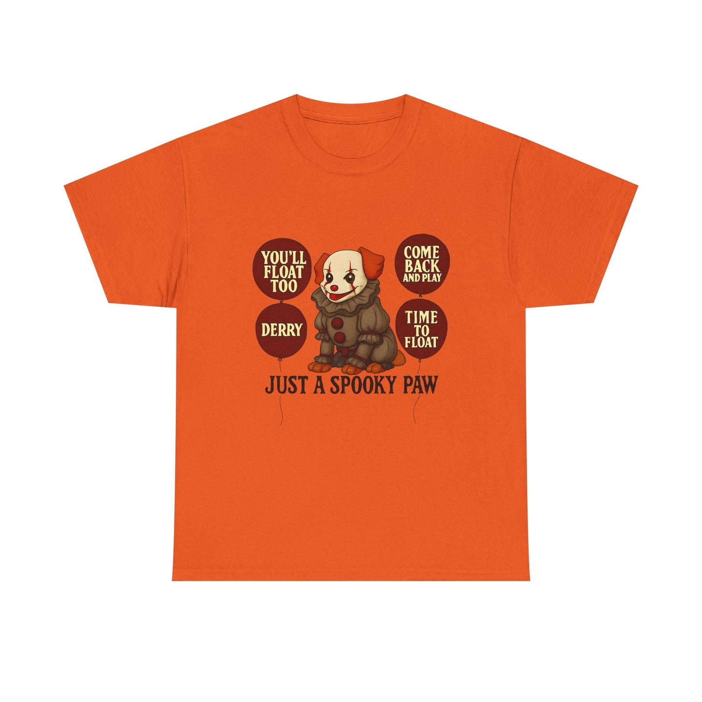 Spooky Dog Tee Clown Pup Pennywise