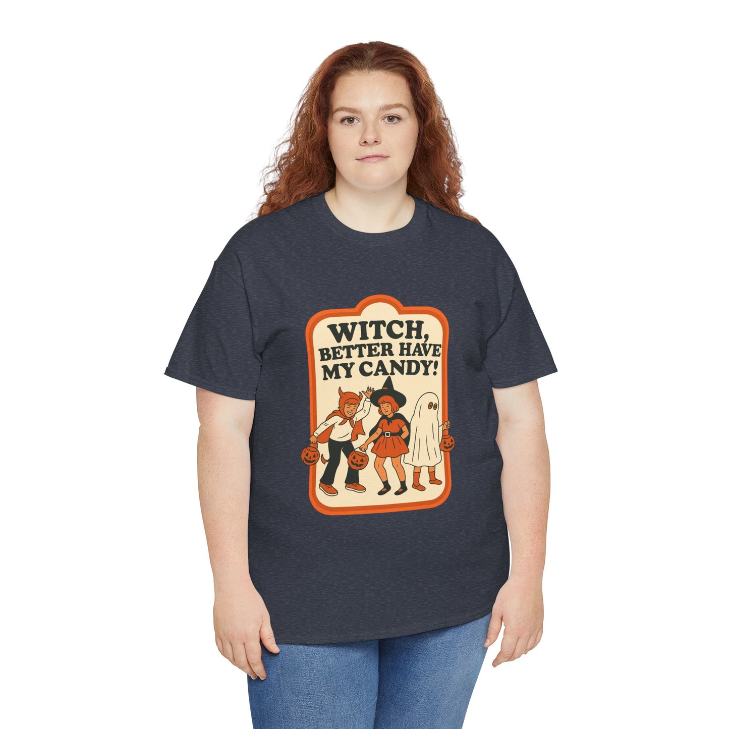 Halloween Witch Candy Tee - Unisex Cotton Shirt