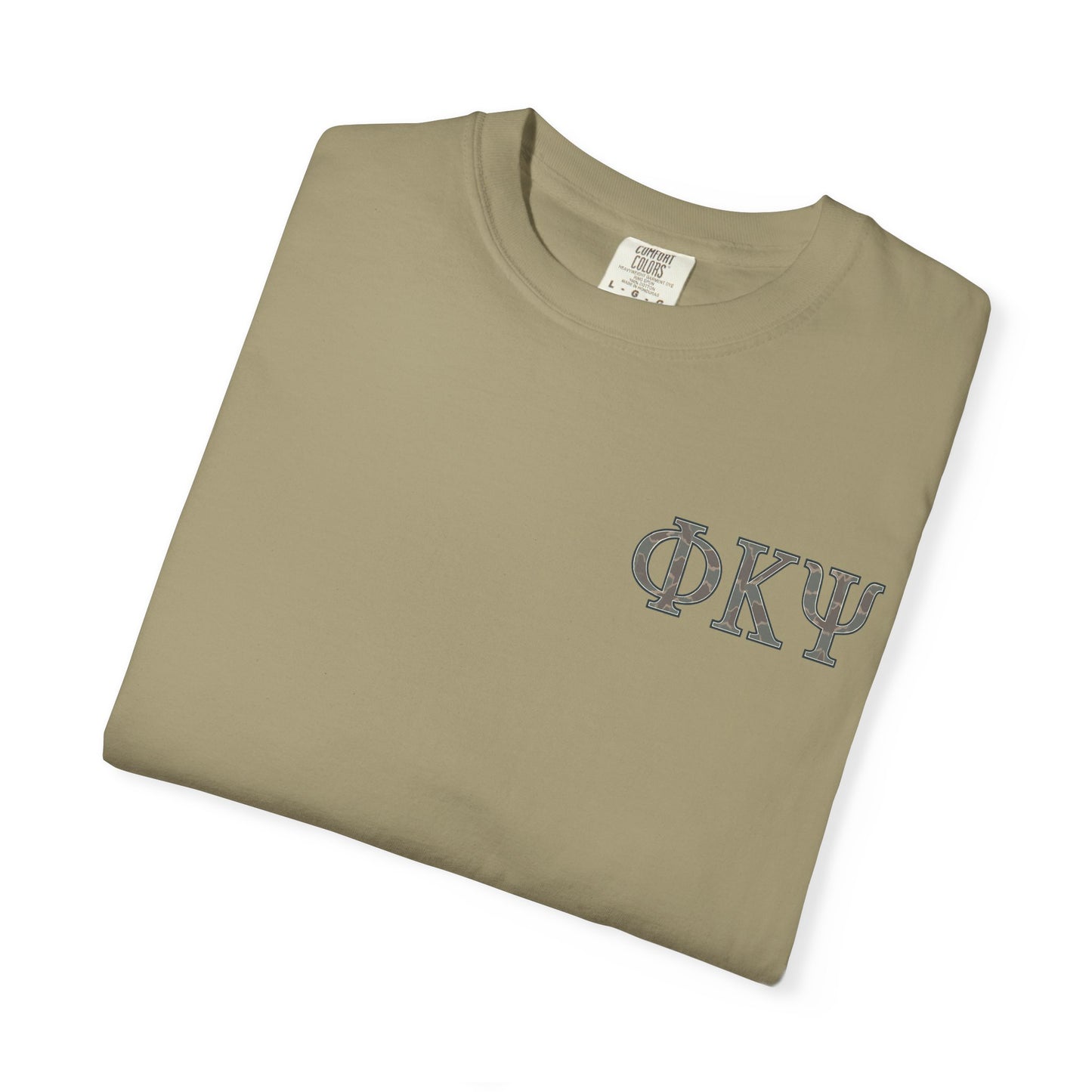 Unisex Garment-Dyed T-shirt with PiKappaPsi Design, Casual Tee, College Apparel, Greek Life Shirt, Unique Gift, Brotherhood T-shirt