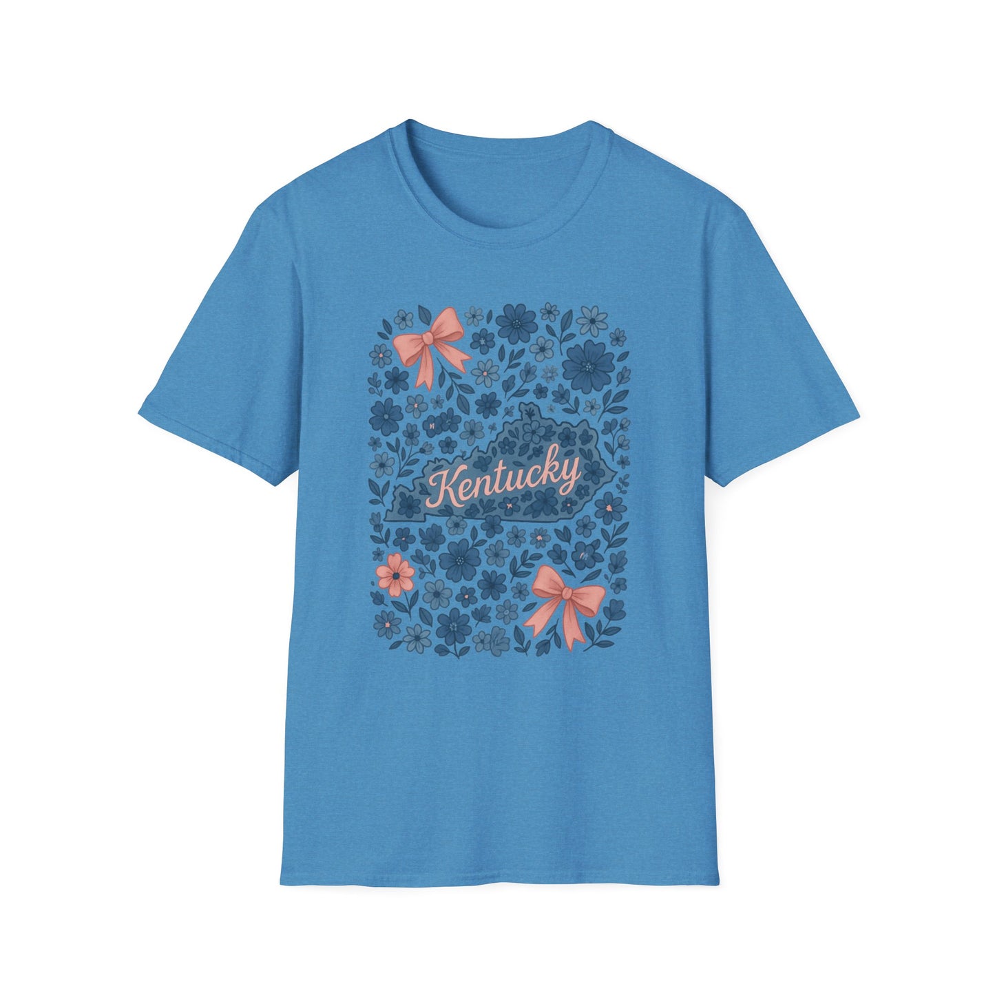 Kentucky Floral Unisex T-Shirt, Kentucky Shirt, Southern Pride Tee, Spring Fashion Top, Gift for Her, Casual Wear