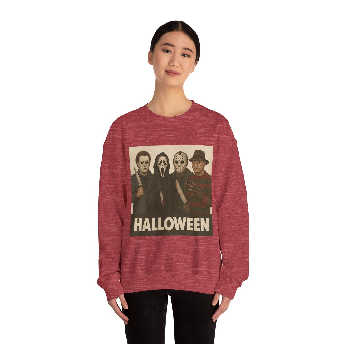 Spooky Movie Crewneck Sweatshirt - Halloween Horror Apparel