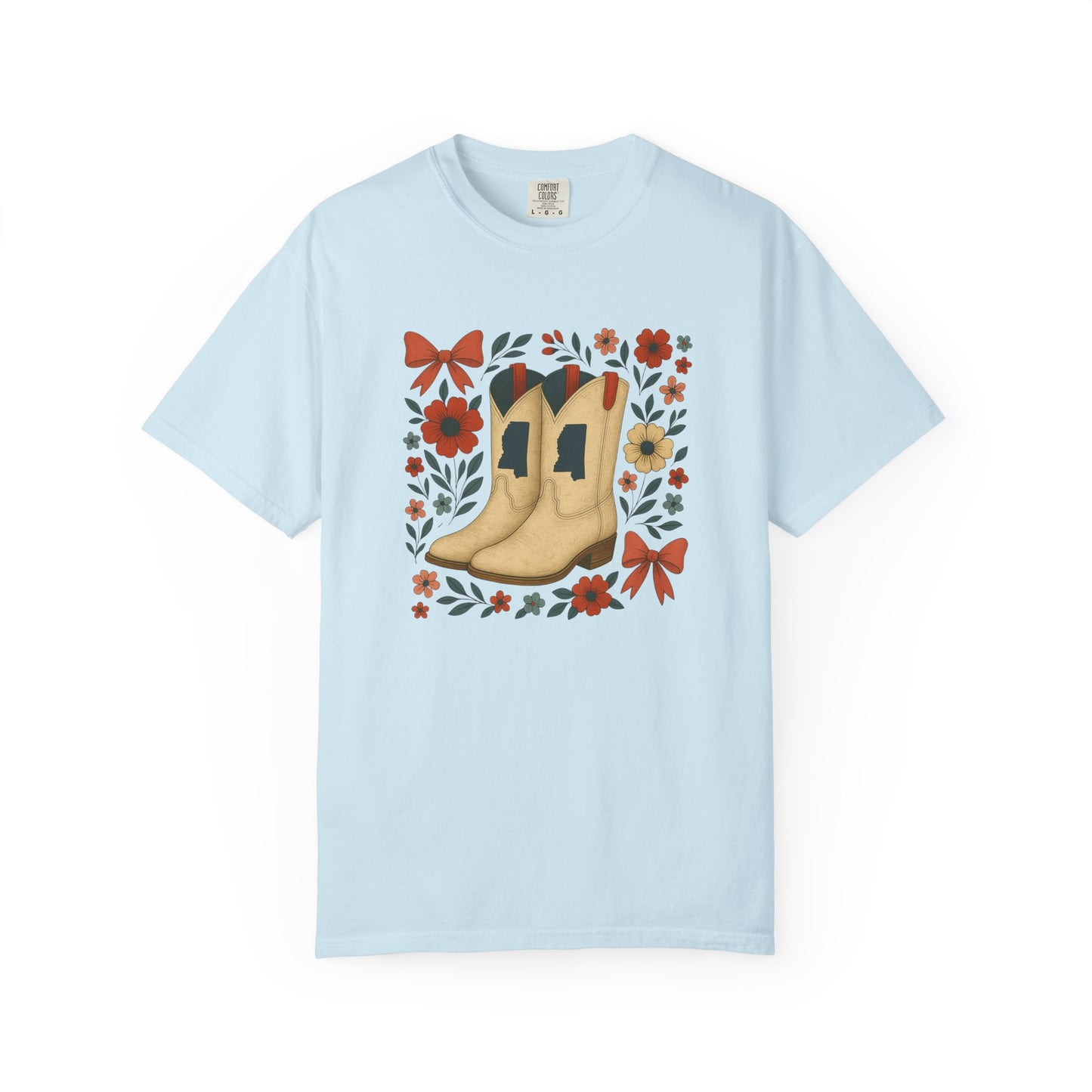 Mississippi Coquette Bow Unisex Tee - Ole Miss Fan Gift