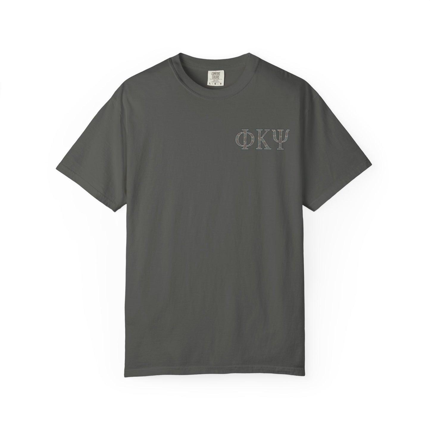 Unisex Garment-Dyed T-shirt with PiKappaPsi Design, Casual Tee, College Apparel, Greek Life Shirt, Unique Gift, Brotherhood T-shirt