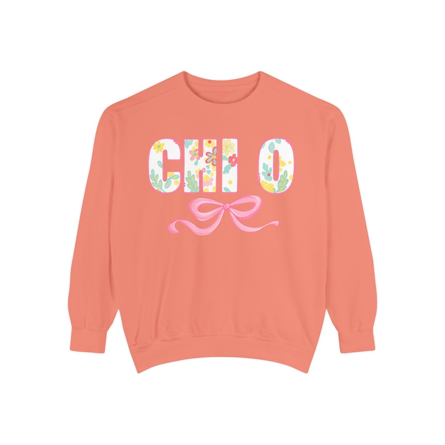 Colorful Floral Chill O Unisex Sweatshirt | Spring Fashion, Gift for Her