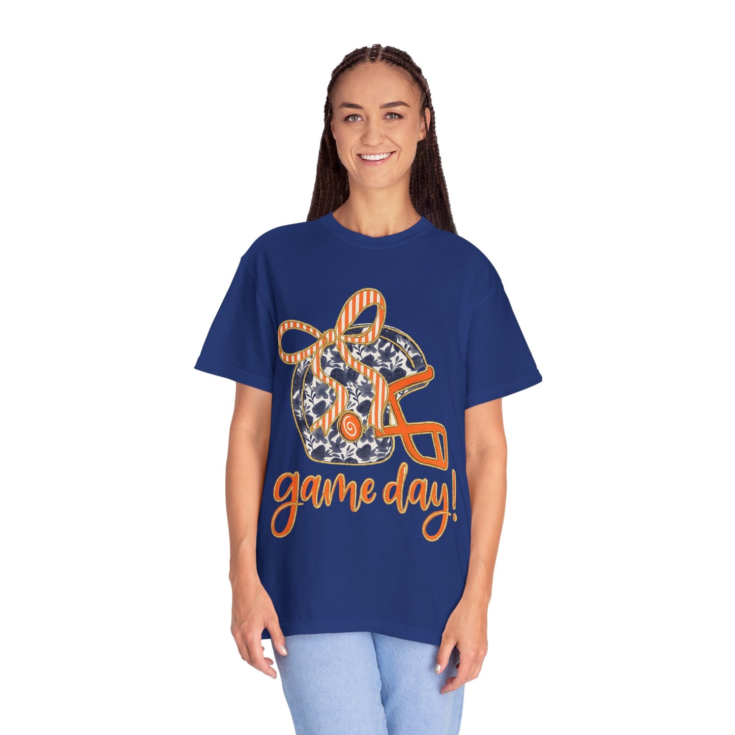 Game Day Coquette Style, Football Helmet T-Shirt | Unisex Sports Tee for Football Fans | Perfect for Tailgating, Game Everyday Wear