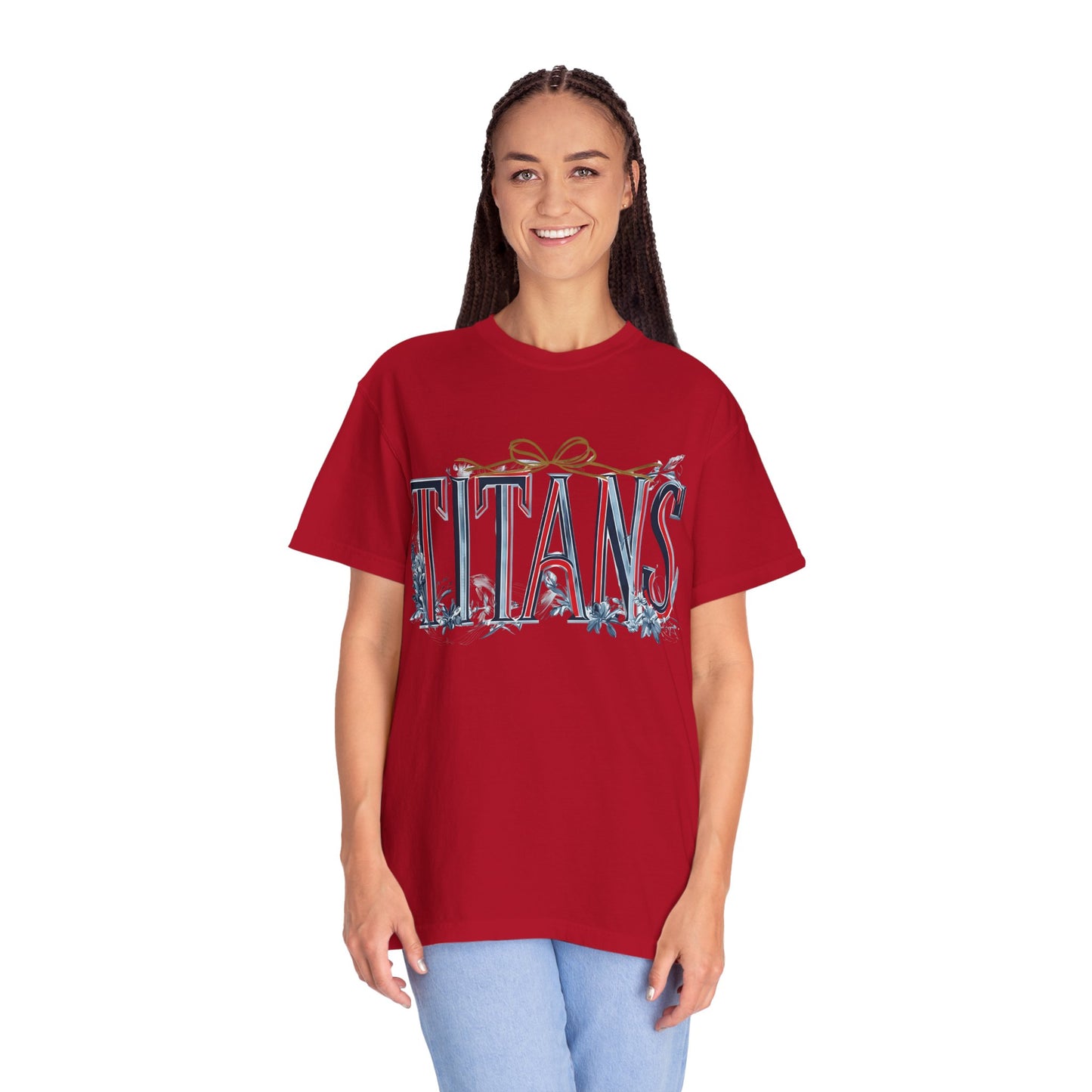 Floral Titans Garment-Dyed T-Shirt