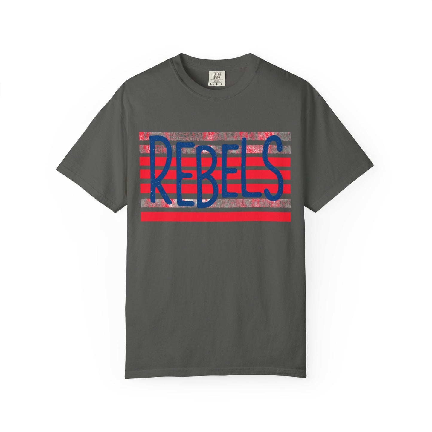 Rebels T-Shirt, Vintage Style Tee, Unisex Graphic Shirt, Summer Fashion, Independence Day Apparel, Football Game Day, Hotty Toddy