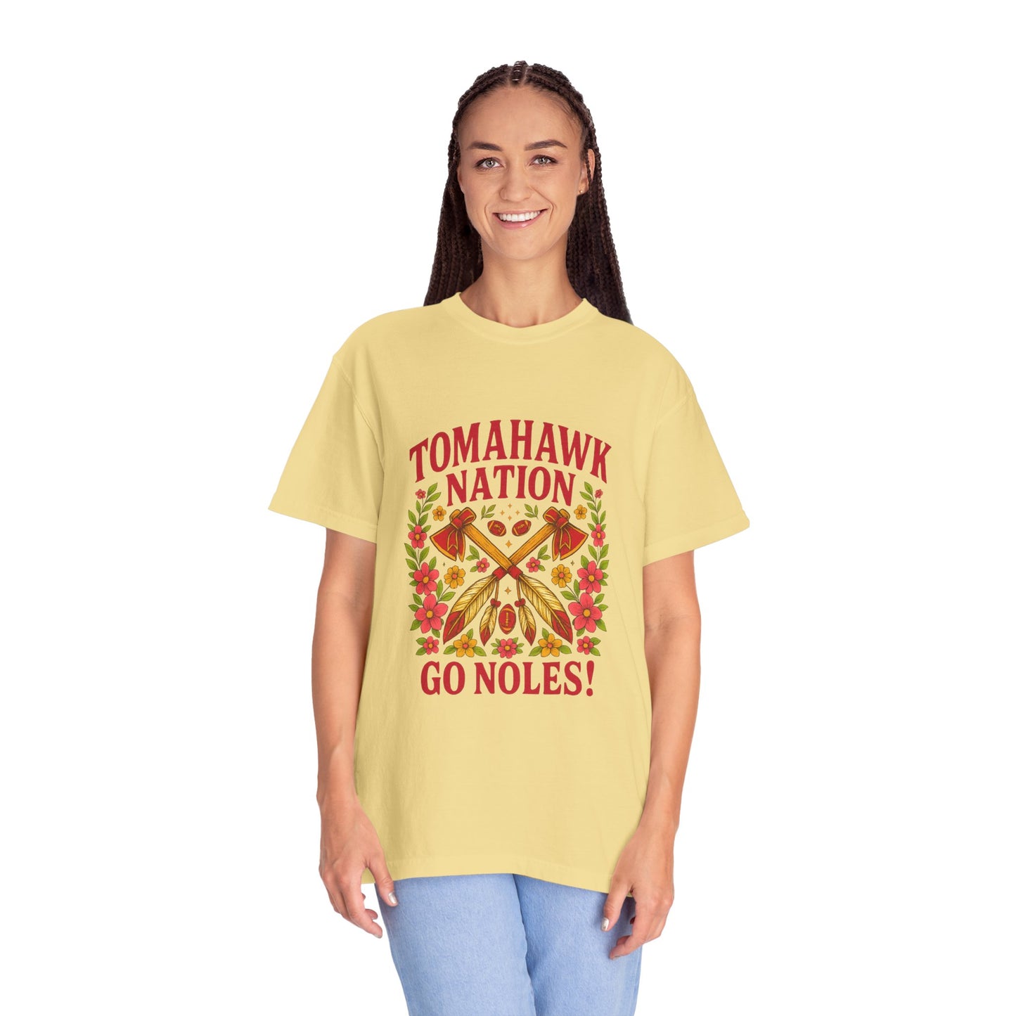 Tomahawk Nation Unisex T-shirt | Go Noles Vintage Style Tee, Perfect for Game Day, College Spirit Wear, Football Fans, Sports Apparel