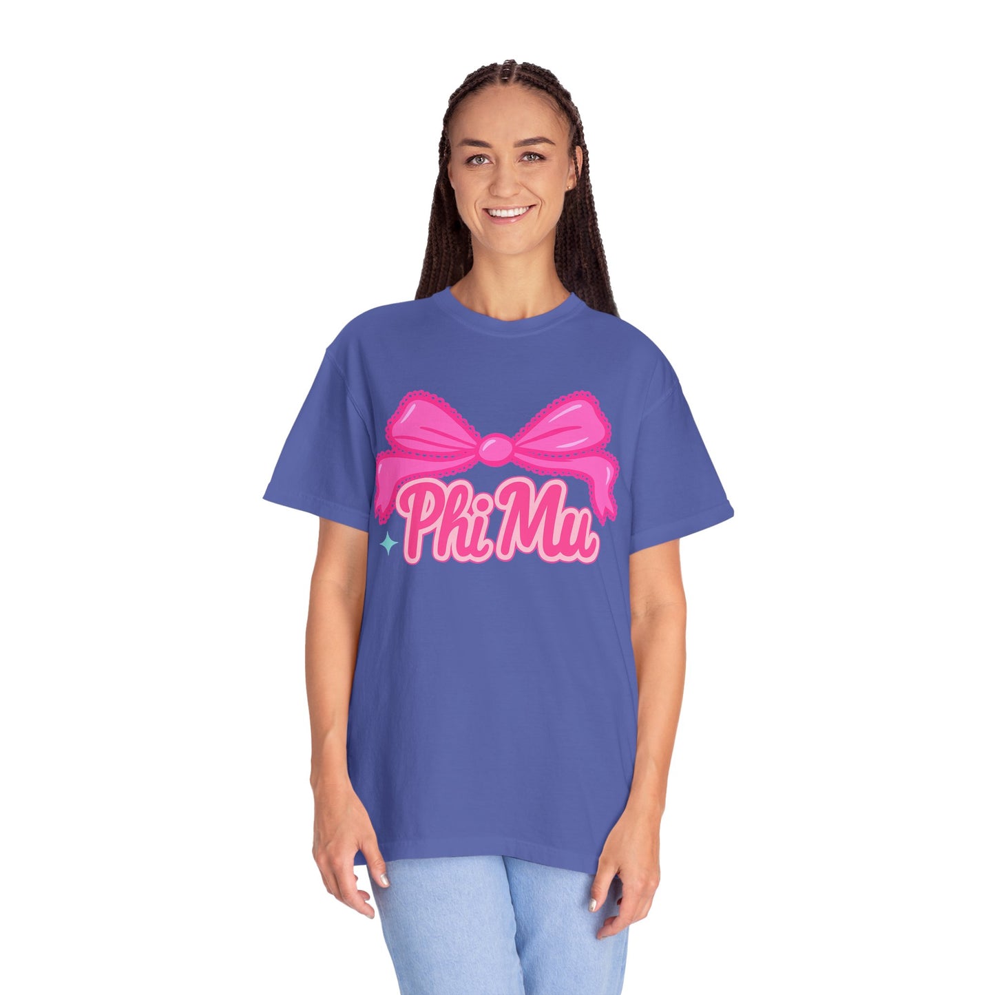 PhiMu Bow Pink Sorority T-Shirt
