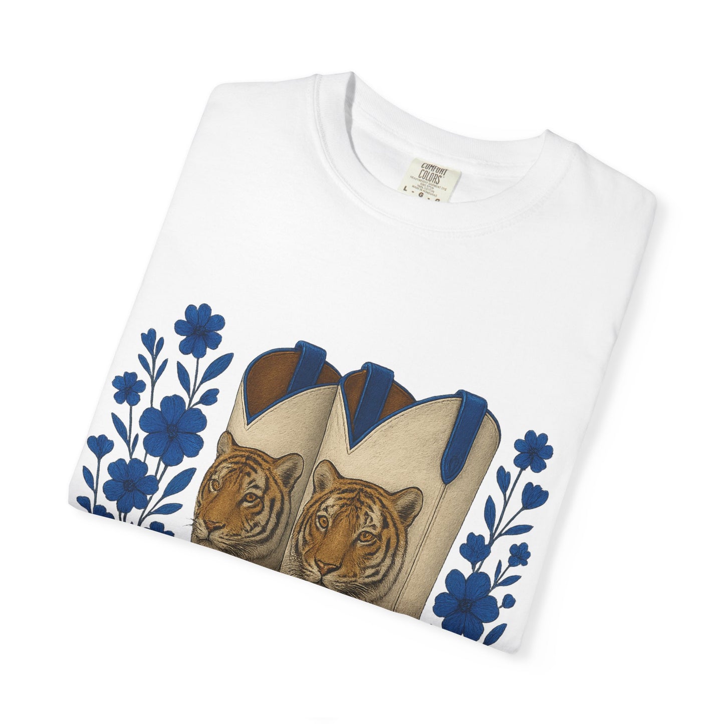 Graphic T-Shirt - Cowboy Boots & Tigress, Unisex Tee, Vintage Country Style-Memphis Tiger Fan