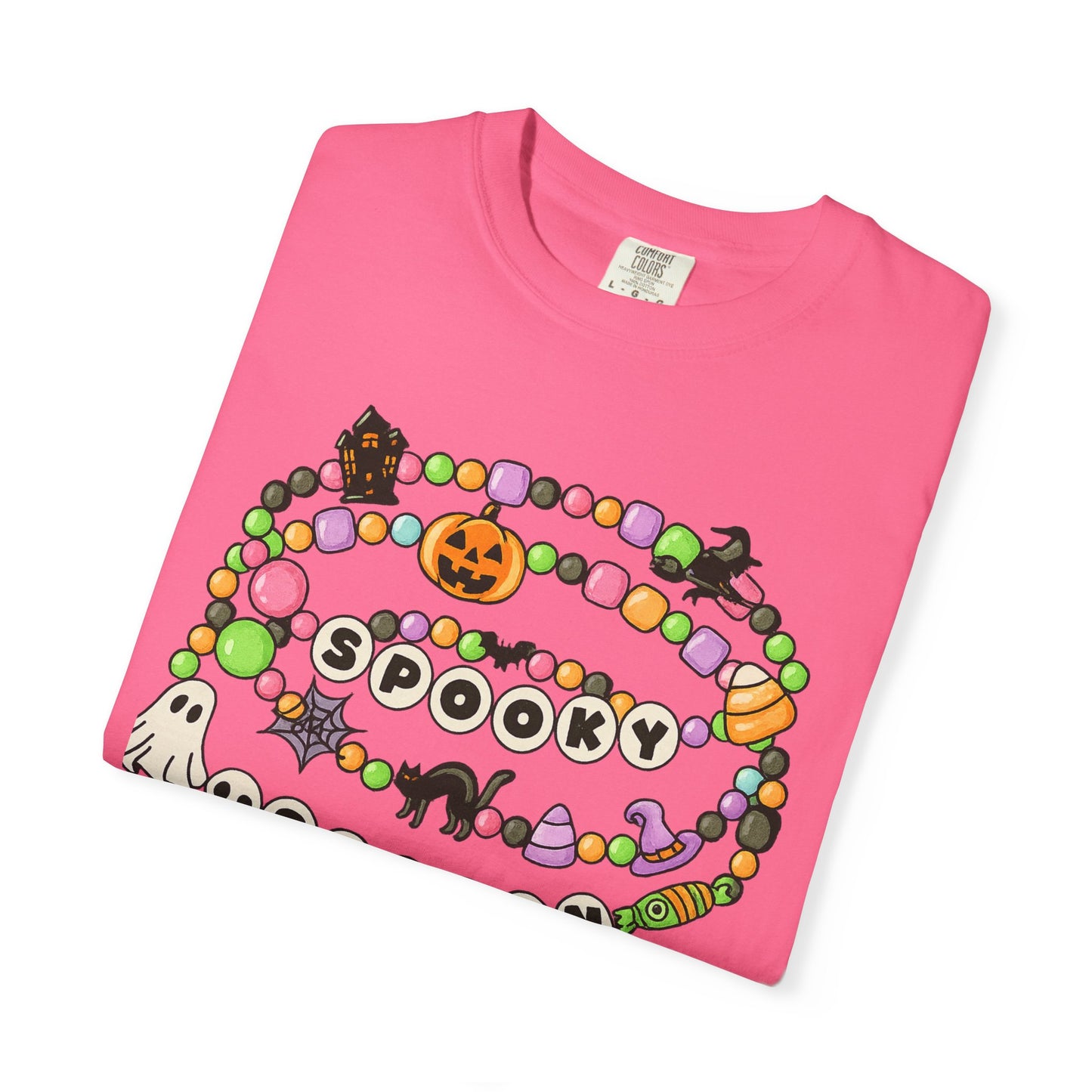 Spooky Season Friendship Bracelet T-shirt | Halloween Fun, Unisex Tee