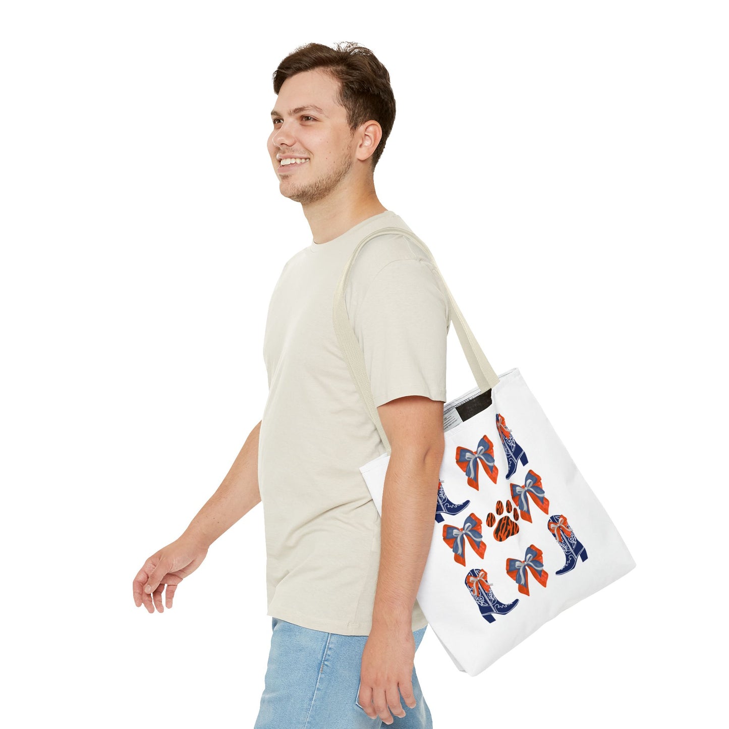 Au Tigers Spirit Tote Bag, Cute Accessories, Back to School, Gift for Sports Fans, Cheerleading Team Bag, war eagle, go tigers, auburn game day, auburn fan gift, graduation gift, auburn alumni