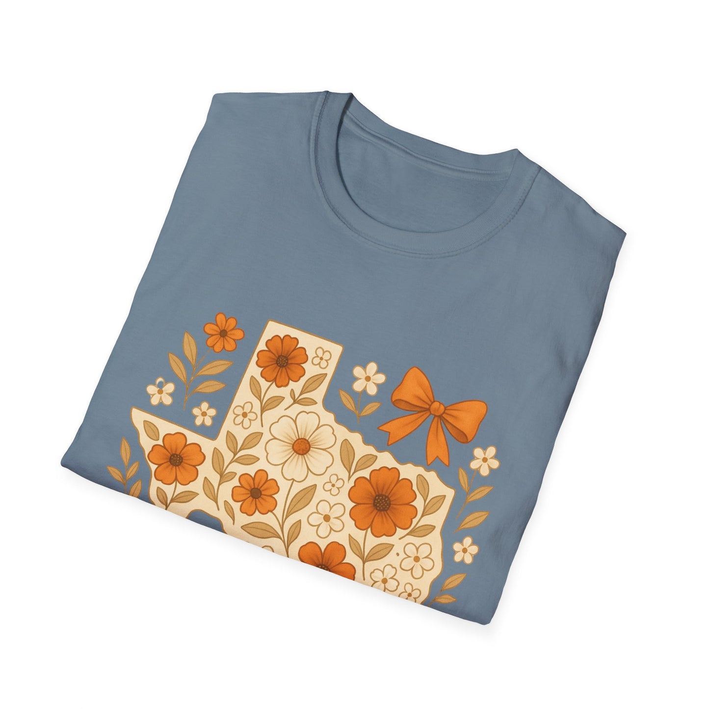 Texas Floral Unisex T-Shirt, Gift for Texans, Spring & Summer Wear, Festival Attire, Southern Charm Shirt